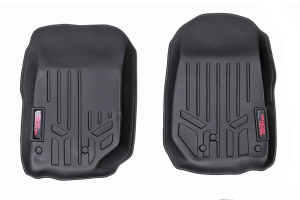 Jeep Wrangler JK/Wrangler Unlimited Floor Mats - Front - Rough Country - Heavy Duty - '14-'18